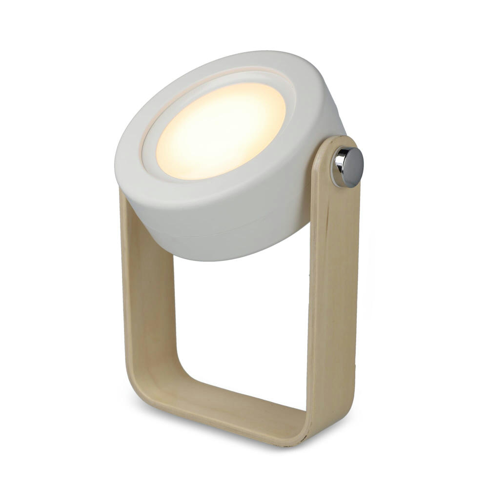 Coollux Multifunktions-LED-Lampe mit Bambusgriff