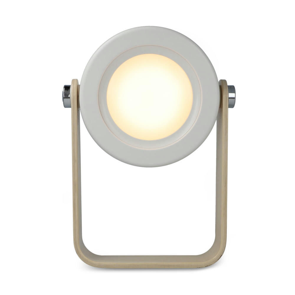 Coollux Multifunktions-LED-Lampe mit Bambusgriff