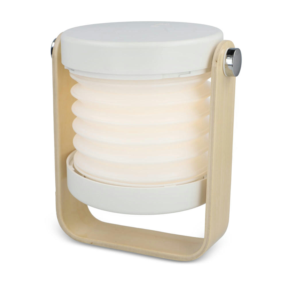 Coollux Multifunktions-LED-Lampe mit Bambusgriff