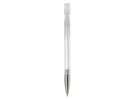 Kugelschreiber Nash Transparent mit Metallspitze