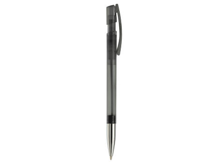 Kugelschreiber Nash Transparent mit Metallspitze
