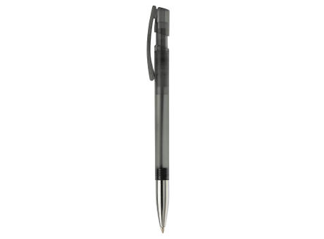 Kugelschreiber Nash Transparent mit Metallspitze