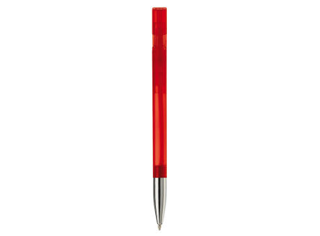 Kugelschreiber Nash Transparent mit Metallspitze
