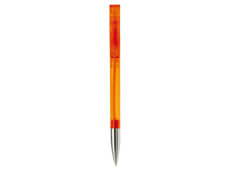 Kugelschreiber Nash Transparent mit Metallspitze
