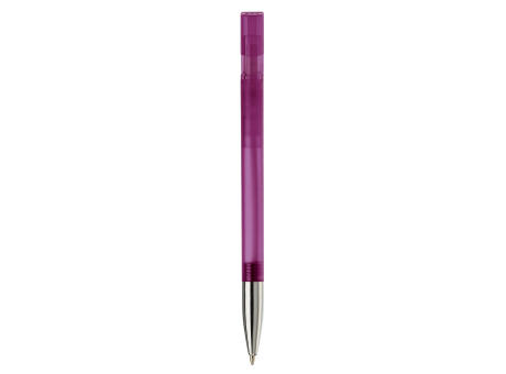 Kugelschreiber Nash Transparent mit Metallspitze