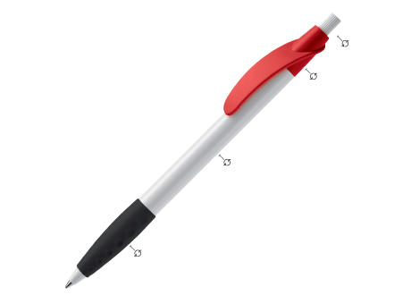 Kugelschreiber Cosmo Combi mit Gummigriff
