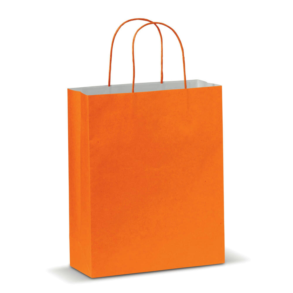 Mittlere Papiertasche im Eco Look 120g/m²