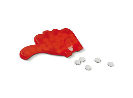 Pfefferminzdose Daumen