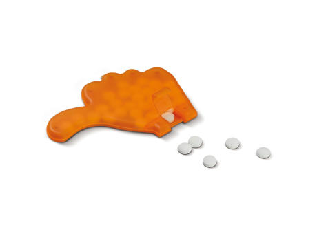 Pfefferminzdose Daumen