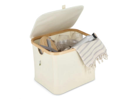 InSideOut faltbarer Korb mit Deckel Sogne 40,5 x 33 x 30cm rPET