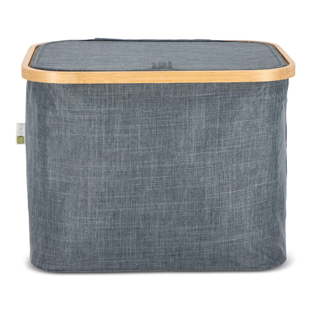 InSideOut faltbarer Korb mit Deckel Sogne 40,5 x 33 x 30cm rPET