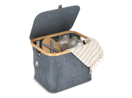 InSideOut faltbarer Korb mit Deckel Sogne 40,5 x 33 x 30cm rPET