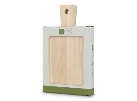 InSideOut 2er-Pack kleine Tapas-Tabletts aus Holz