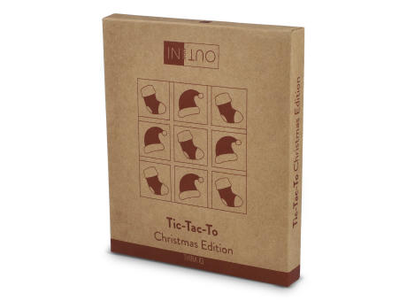 InSideOut FSC Weihnachts-Tic-Tac-Toe aus Holz