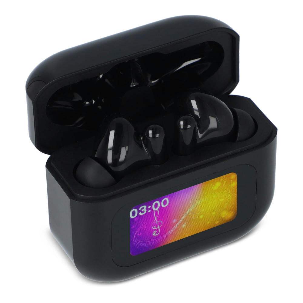 Kabellose ANC-Earbuds mit LCD-Touchscreen-Steuerung