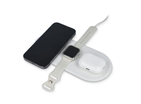 3-in-1 15W Drahtloses Ladegerät für Handys, Apple Watch und AirPods.
