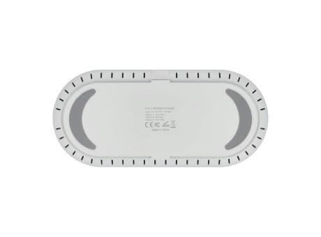 3-in-1 15W Drahtloses Ladegerät für Handys, Apple Watch und AirPods.
