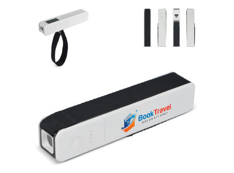 5-in-1 Powerbank - Kofferraumwaage - Taschenlampe - Lineal - Temperaturmesser