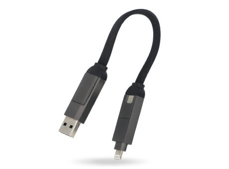 Multifunktionales 4-in-1 Kabel OTG Schlüsselanhänger Größe 60W