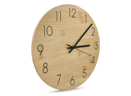 Wanduhr Bambus