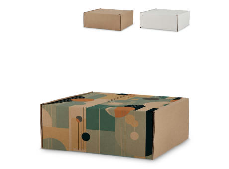 Individuelle Geschenkverpackung für 4 Tassen 24,3x24,3x9,9 cm