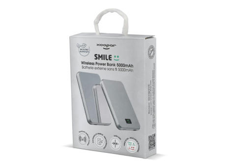 Xoopar Smile Wireless Mirror Powerbank Kompatibel mit MagSafe 5000mAh