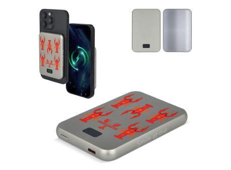 Xoopar Smile Wireless Mirror Powerbank Kompatibel mit MagSafe 5000mAh
