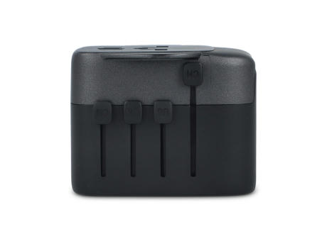  PowerPro Reiseadapter aus recyceltem Kunststoff