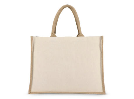 Jute-Baumwolle Tragetasche OEKO-TEX® 42,5 x 19 x 32cm 320g/m²