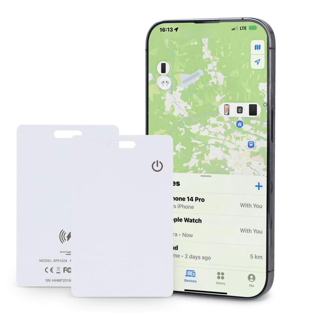 Xoopar ICE-Card Ultradünne Tracker-Karte wiederaufladbar