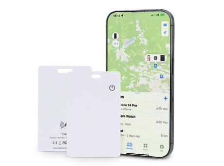 Xoopar ICE-Card Ultradünne Tracker-Karte wiederaufladbar