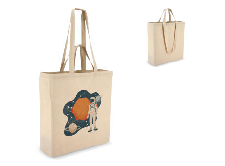 Tragetasche aus Baumwolle OEKO-TEX® 38 x 10 x 42cm 140g/m²