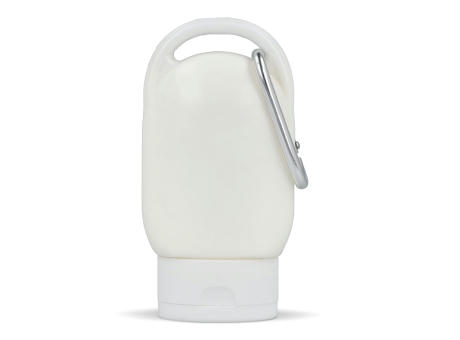Sonnenschutzlotion mit Karabiner SPF30 aus recyceltem Material