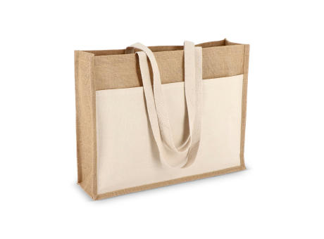 Jute Tragetasche OEKO-TEX® 45 x 12 x 35cm 320g/m²