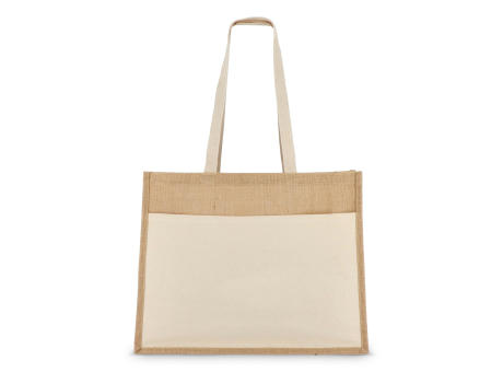 Jute Tragetasche OEKO-TEX® 45 x 12 x 35cm 320g/m²
