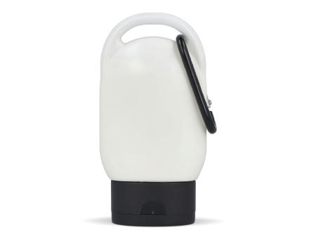 Sonnenschutzlotion mit Karabiner SPF30 aus recyceltem Material