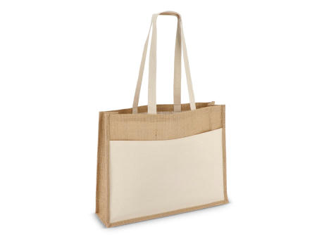 Jute Tragetasche OEKO-TEX® 45 x 12 x 35cm 320g/m²