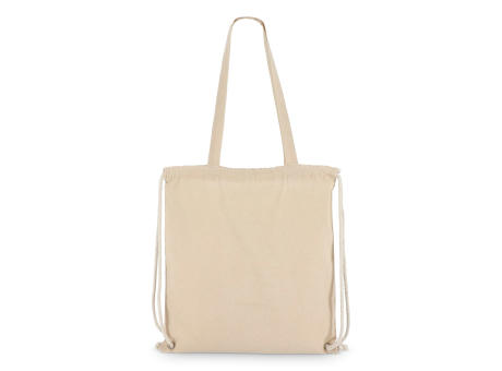 Baumwoll-Tragetasche mit Kordelzug OEKO-TEX® 38 x 42cm 140g/m²