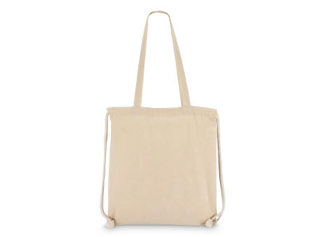 Baumwoll-Tragetasche mit Kordelzug OEKO-TEX® 38 x 42cm 140g/m²