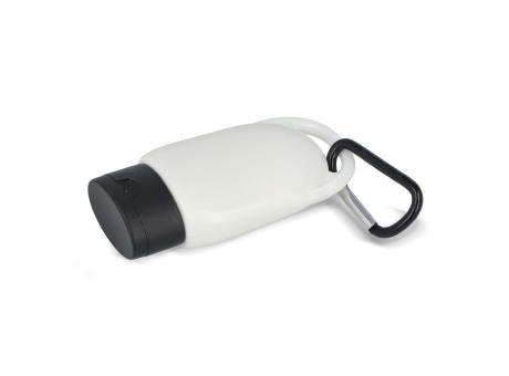 Sonnenschutzlotion mit Karabiner SPF30 aus recyceltem Material