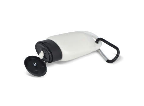 Sonnenschutzlotion mit Karabiner SPF30 aus recyceltem Material