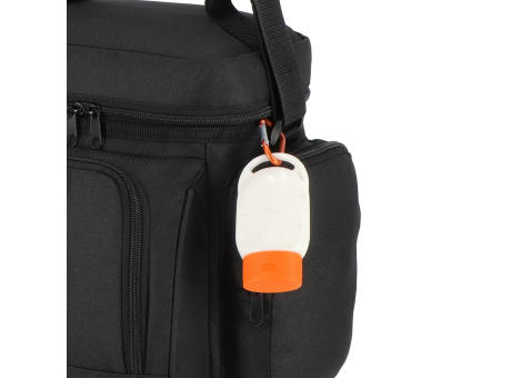 Sonnenschutzlotion mit Karabiner SPF30 aus recyceltem Material
