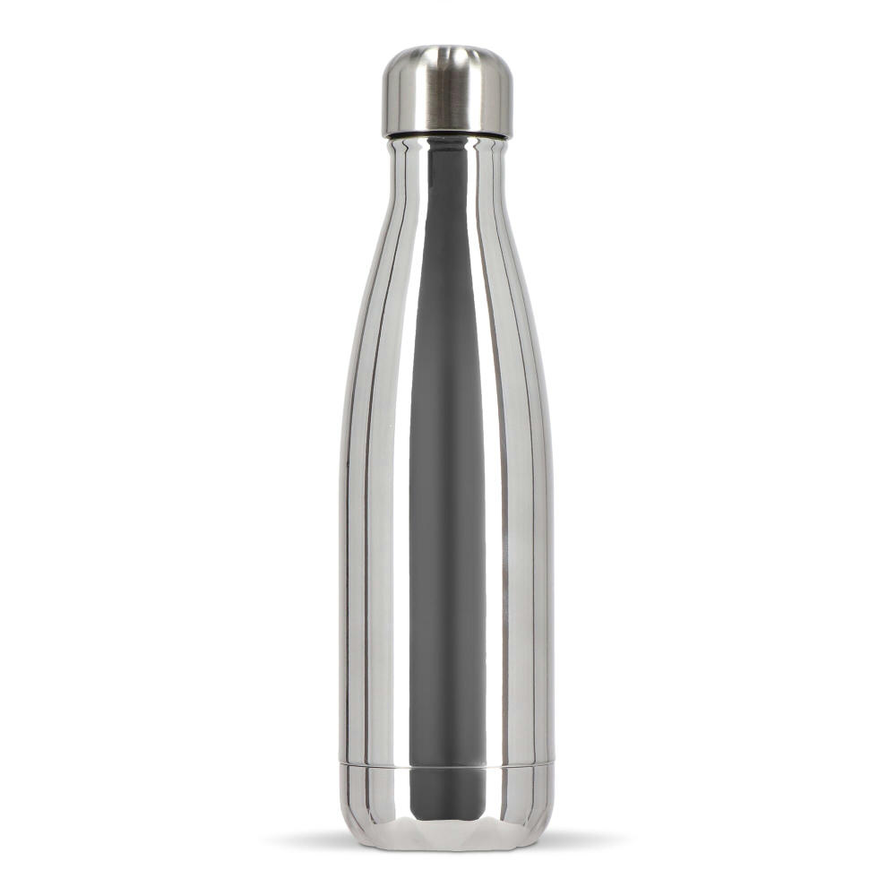 Sagaform Nils Stahlflasche Chrom 500ml