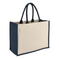 Jute-Baumwolle Tragetasche OEKO-TEX® 42,5 x 19 x 32cm 320g/m²