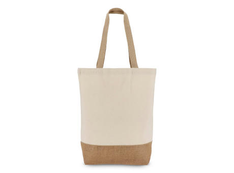 Baumwoll-Jute Tragetasche OEKO-TEX® 41 x 13 x 41cm 320g/m²