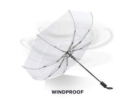 Daintree 190T Pongee 21.5" Faltbarer winddichter Regenschirm Auto open