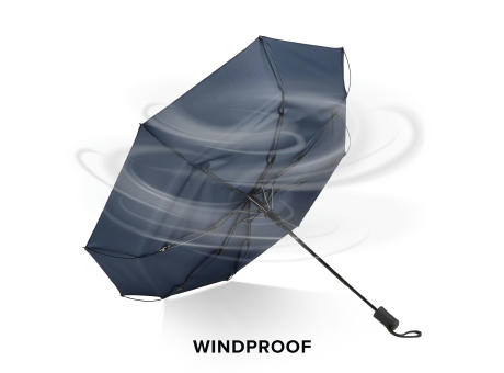 Daintree 190T Pongee 21.5" Faltbarer winddichter Regenschirm Auto open