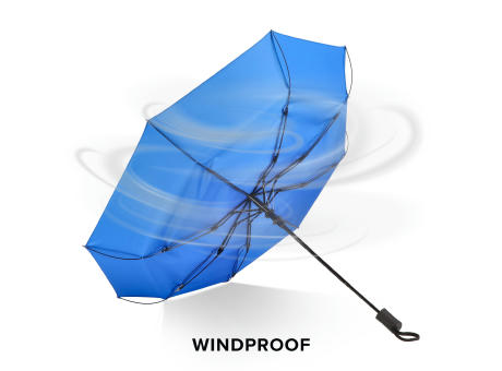 Daintree 190T Pongee 21.5" Faltbarer winddichter Regenschirm Auto open