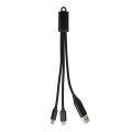 2-in-1-Ladekabel USB-A/C zu USB-C &amp; Lightning Aluminium