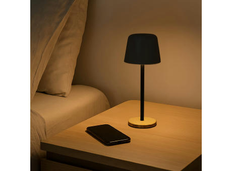 Solis Dimmbare Tischlampe mit Bambusfuß
